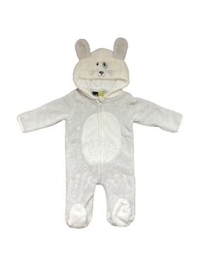 Baby Bunny Halloween Costume Bunting Suit/Overall/ One Piece Size 3-6 months